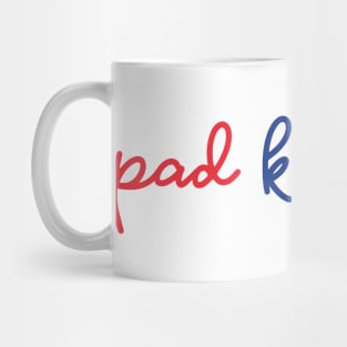 pad kra pao - Thai red and blue - Flag color Mug